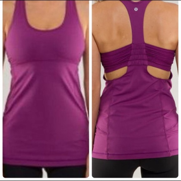lululemon athletica Tops - Lululemon Dewberry Turbo Tank Top M 8